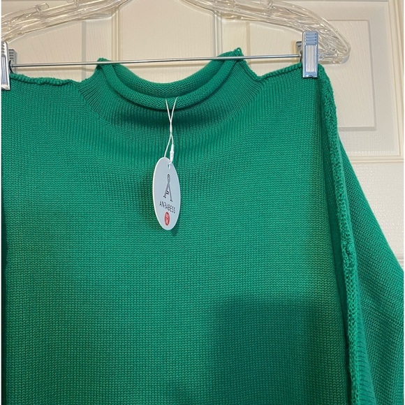 NWT- ANRABBESS  STUNNING OVERSIZED SWEATER ☘️PERFECT FOR ST.PATRICKS DAY🍀 - Picture 7 of 9